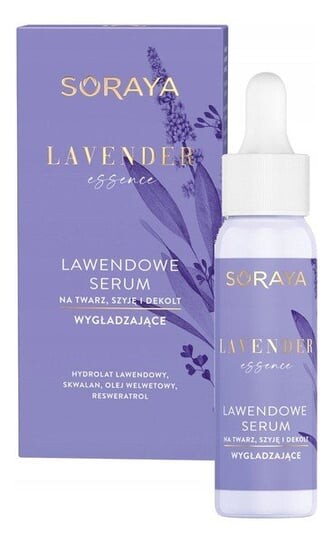Разглаживающая сыворотка с лавандой для лица, шеи и декольте 30 мл Soraya Lavender Essence
Разглаживающая сыворотка с лавандой для лица, шеи и декольте 30 мл Soraya Lavender Essence
