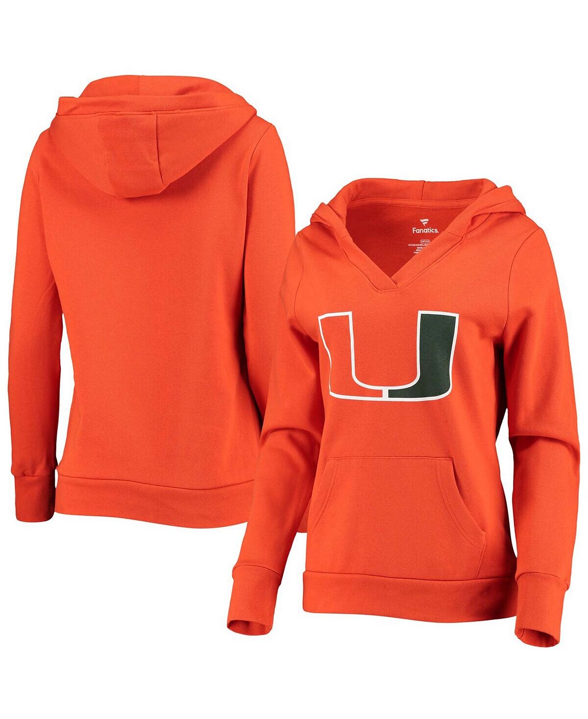 Оранжевый пуловер размера плюс с v-образным вырезом и логотипом Miami Hurricanes Primary Толстовка Fanatics
Оранжевый пуловер размера плюс с v-образным вырезом и логотипом Miami Hurricanes Primary Толстовка Fanatics