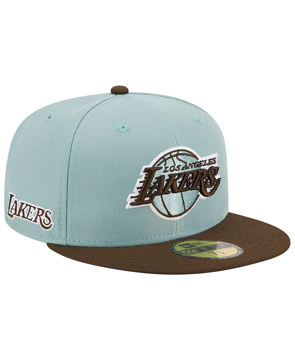 Мужская светло-синяя, коричневая двухцветная кепка Los Angeles Lakers 59FIFTY. New Era
Мужская светло-синяя, коричневая двухцветная кепка Los Angeles Lakers 59FIFTY. New Era