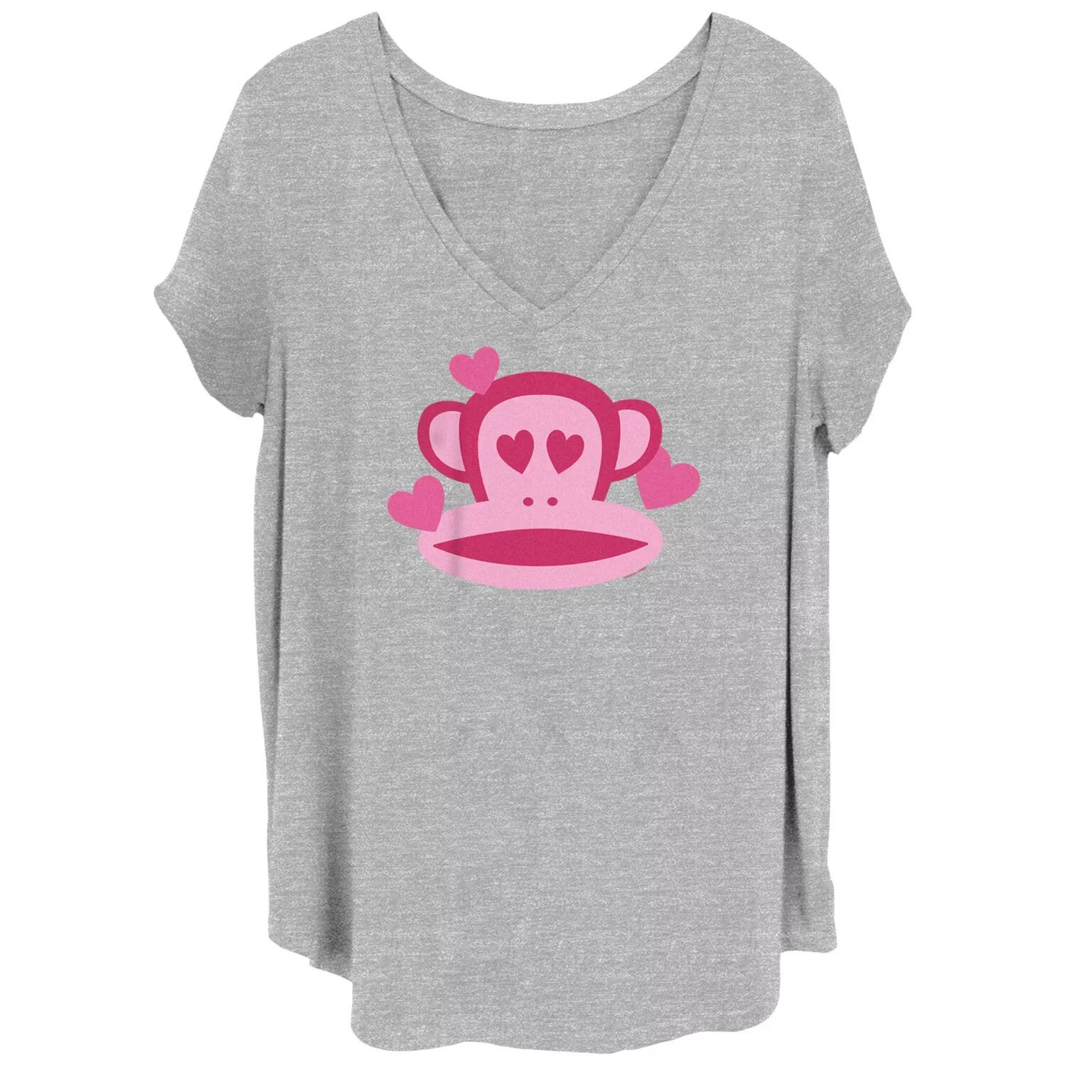 Футболка больших размеров для юниоров Paul Frank Julius The Monkey с v-образным вырезом и графическим рисунком Pink Hearts Licensed Character
Футболка больших размеров для юниоров Paul Frank Julius The Monkey с v-образным вырезом и графическим рисунком Pink Hearts Licensed Character