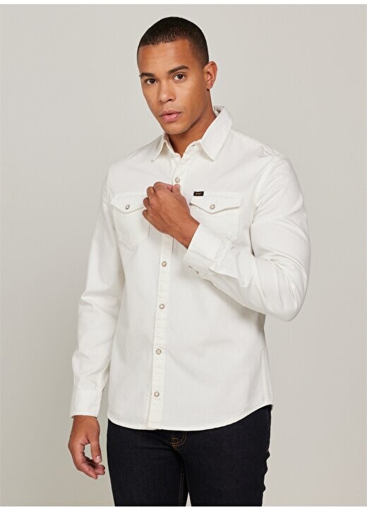 Белая мужская рубашка Regular Fit Off-White L232380102 Рубашка с длинным рукавом Lee, белый
Белая мужская рубашка Regular Fit Off-White L232380102 Рубашка с длинным рукавом Lee, белый