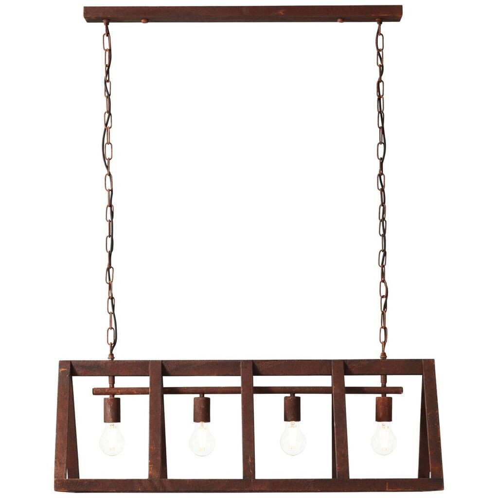 BRILLIANT Lamp Matrix подвесной светильник 4-лампы ржавого цвета | 4x A60, E27, 60 Вт, подходят для обычных ламп (не входят в комплект) | Цепочку можно укоротить, коричневый
BRILLIANT Lamp Matrix подвесной светильник 4-лампы ржавого цвета | 4x A60, E27, 60 Вт, подходят для обычных ламп (не входят в комплект) | Цепочку можно укоротить, коричневый