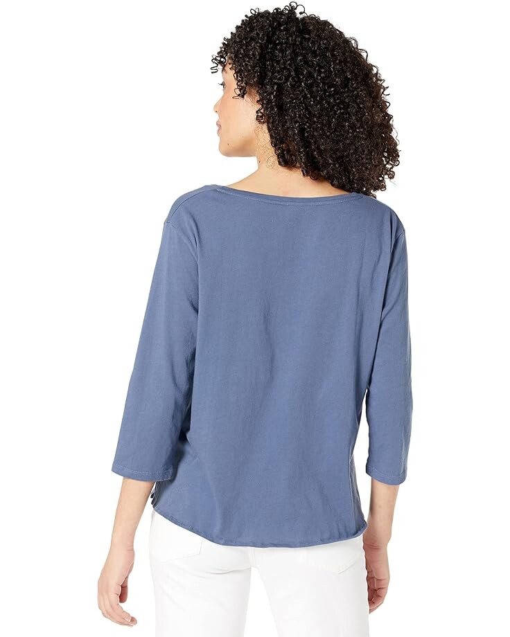 Футболка Majestic Filatures Cotton Silk Touch Semi Relaxed 3/4 Sleeve V-Neck Tee, цвет Vintage Blue
Футболка Majestic Filatures Cotton Silk Touch Semi Relaxed 3/4 Sleeve V-Neck Tee, цвет Vintage Blue