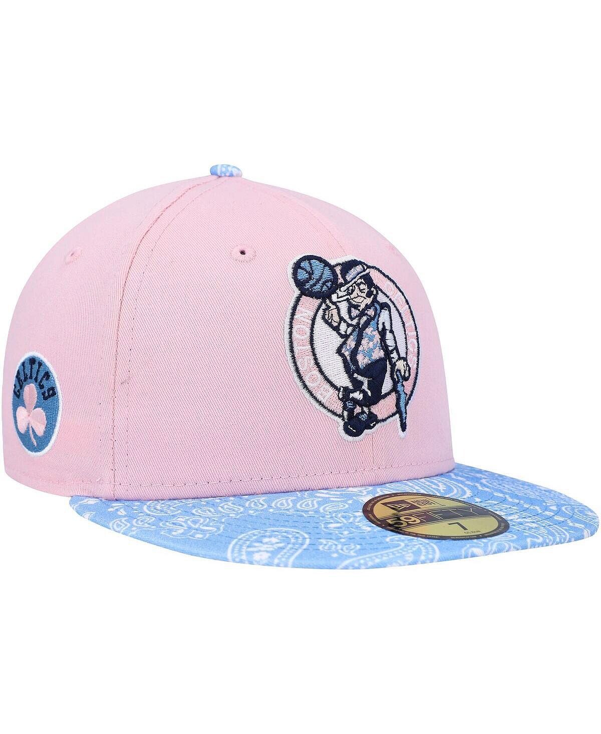 Мужская розовая, голубая приталенная кепка Boston Celtics с козырьком Paisley 59FIFTY New Era
Мужская розовая, голубая приталенная кепка Boston Celtics с козырьком Paisley 59FIFTY New Era