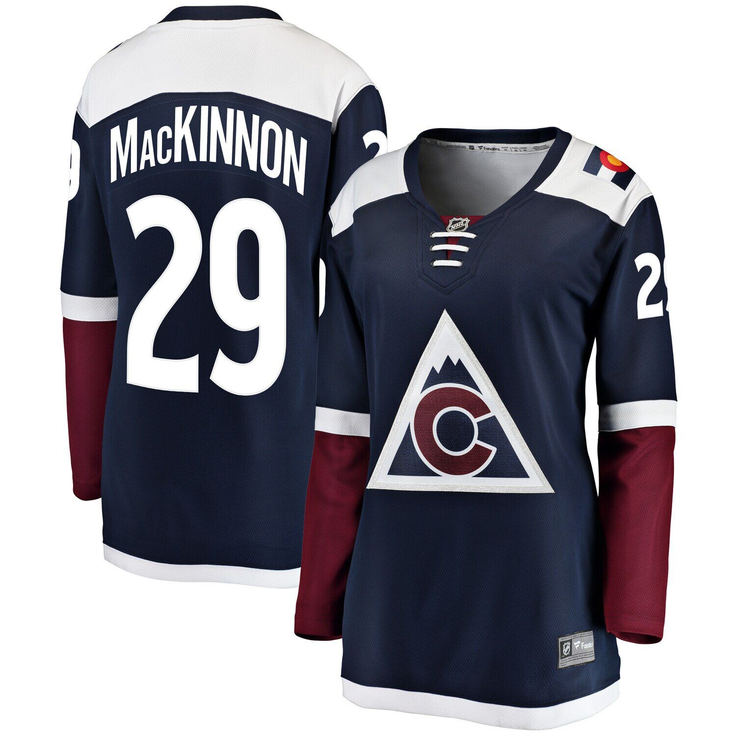 Женская футболка Fanatics Branded Nathan MacKinnon Navy Colorado Avalanche Alternate Breakaway Player Fanatics
Женская футболка Fanatics Branded Nathan MacKinnon Navy Colorado Avalanche Alternate Breakaway Player Fanatics