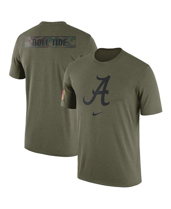 Мужская оливковая футболка в стиле милитари Alabama Crimson Tide Nike, зеленый
Мужская оливковая футболка в стиле милитари Alabama Crimson Tide Nike, зеленый