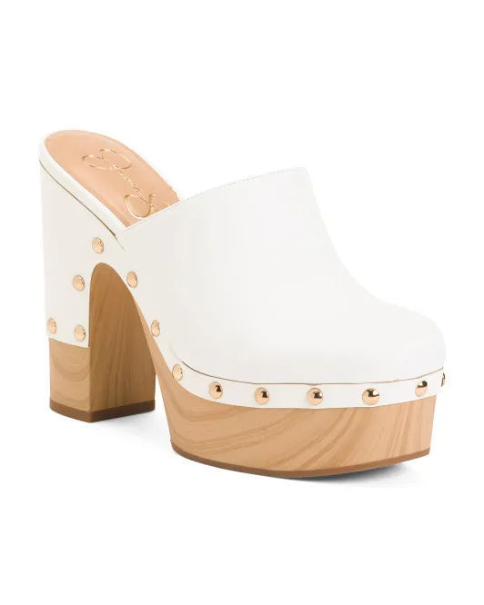 Кожаные мюли на платформе Dasally Jessica Simpson, белый
Кожаные мюли на платформе Dasally Jessica Simpson, белый