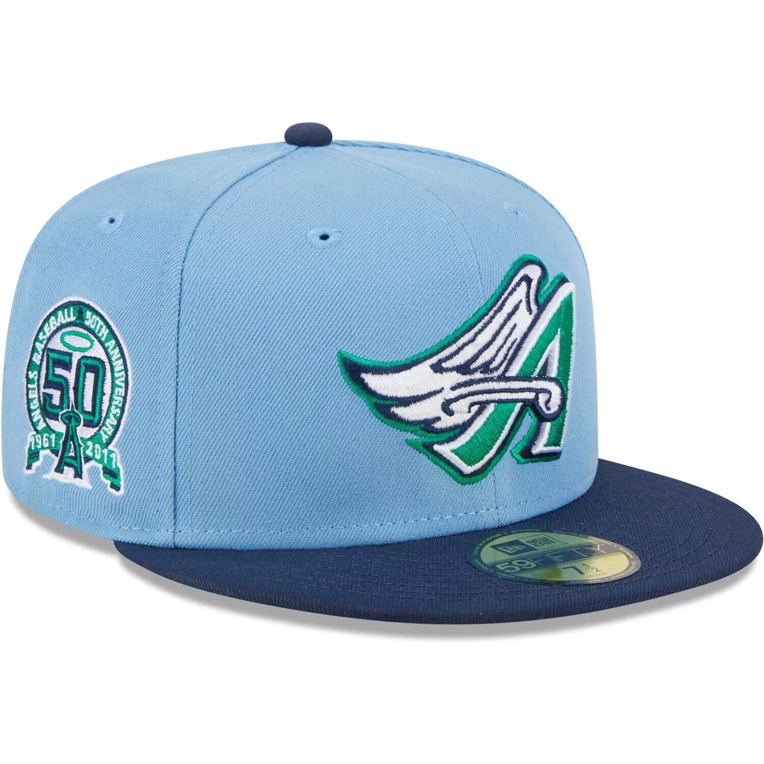 Мужская New Era Голубой/Темно-синий Los Angeles Angels Зеленый Кепка-комбинезон 59FIFTY Облегающая шляпа
Мужская New Era Голубой/Темно-синий Los Angeles Angels Зеленый Кепка-комбинезон 59FIFTY Облегающая шляпа