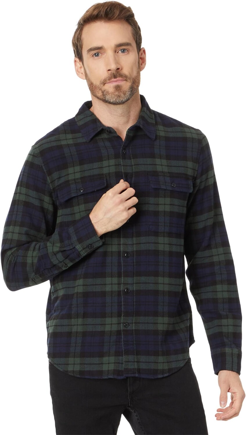 Спецодежда в клетку Cloud Мягкая фланель с длинными рукавами Lucky Brand, цвет Navy/Green Plaid
Спецодежда в клетку Cloud Мягкая фланель с длинными рукавами Lucky Brand, цвет Navy/Green Plaid