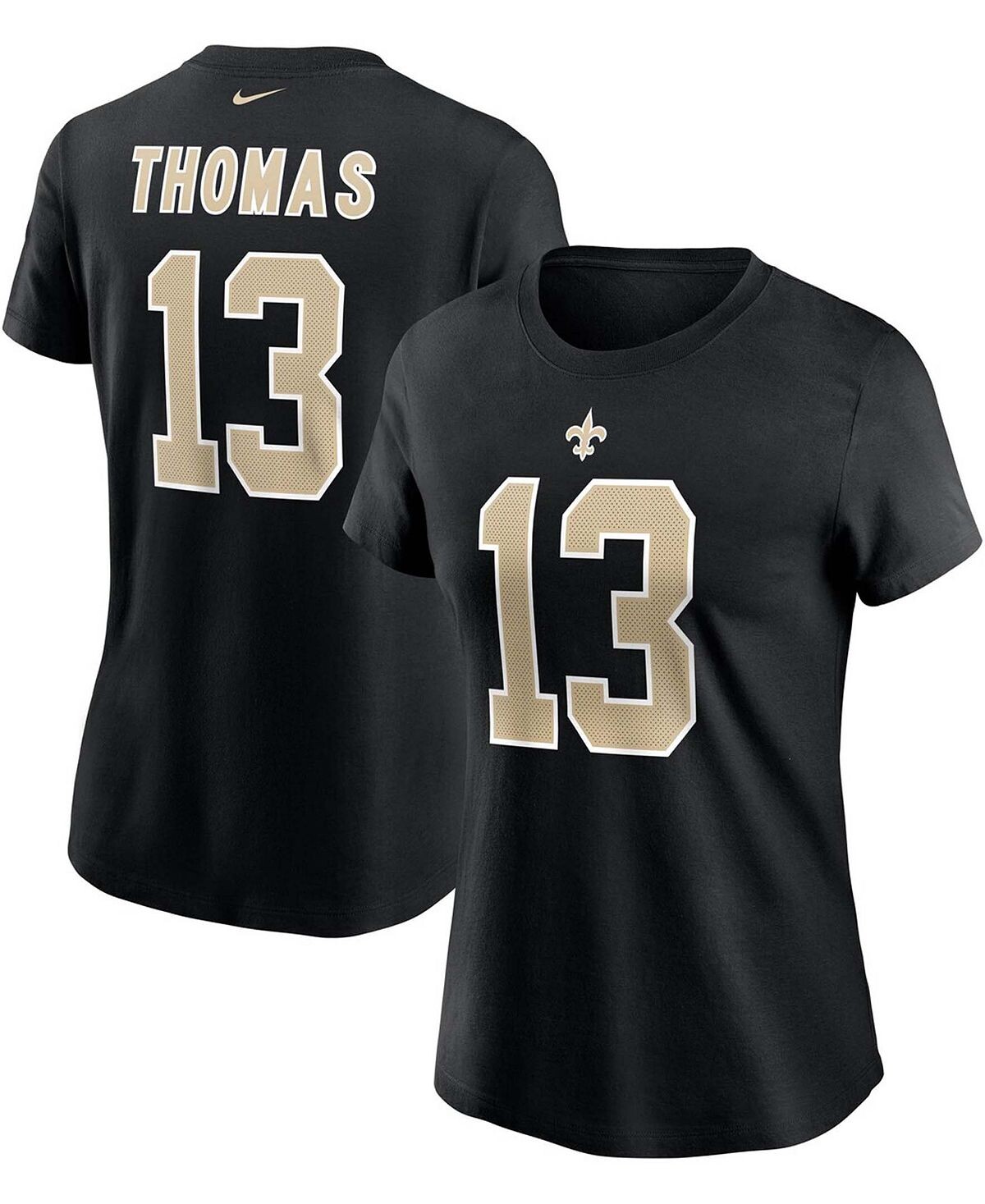 Женская черная футболка с именем и номером Майкла Томаса New Orleans Saints Nike, черный
Женская черная футболка с именем и номером Майкла Томаса New Orleans Saints Nike, черный