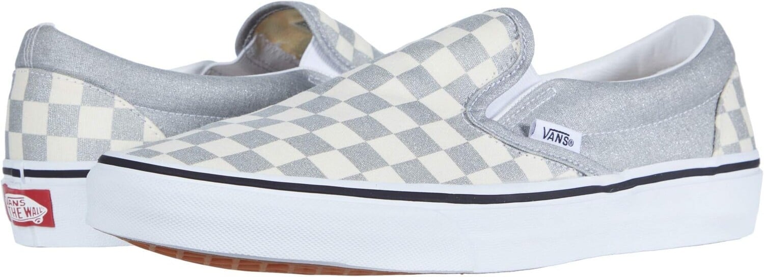 Кроссовки Vans Classic Slip-On Checkerboard, цвет (Checkerboard) Silver/True White
Кроссовки Vans Classic Slip-On Checkerboard, цвет (Checkerboard) Silver/True White