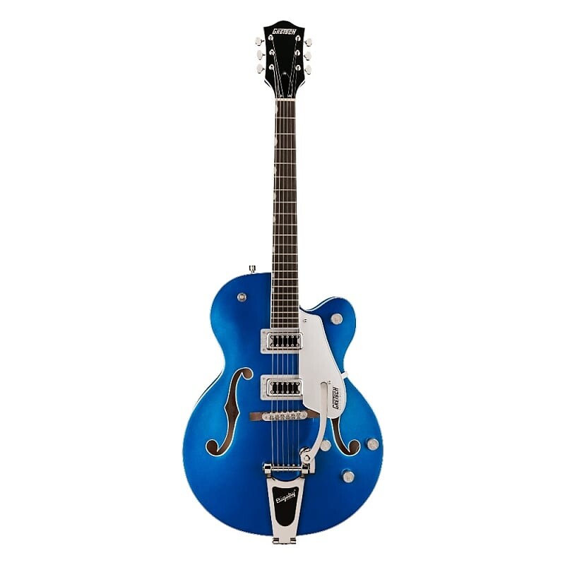 Электрогитара Gretch G5420T Electromatic Classic Hollow Body Single Cut with Bigsby, Laurel Fingerboard, Azure Metallic Electric Guitar, Синий
Электрогитара Gretch G5420T Electromatic Classic Hollow Body Single Cut with Bigsby, Laurel Fingerboard, Azure Metallic Electric Guitar, Синий