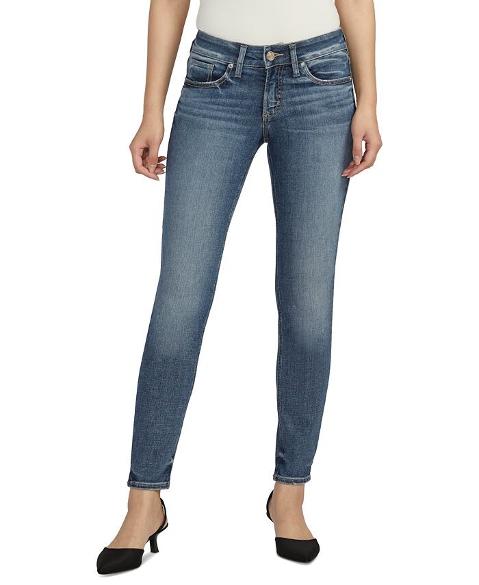Женские джинсы скинни с низкой посадкой и пышной посадкой Britt Silver Jeans Co., синий
Женские джинсы скинни с низкой посадкой и пышной посадкой Britt Silver Jeans Co., синий