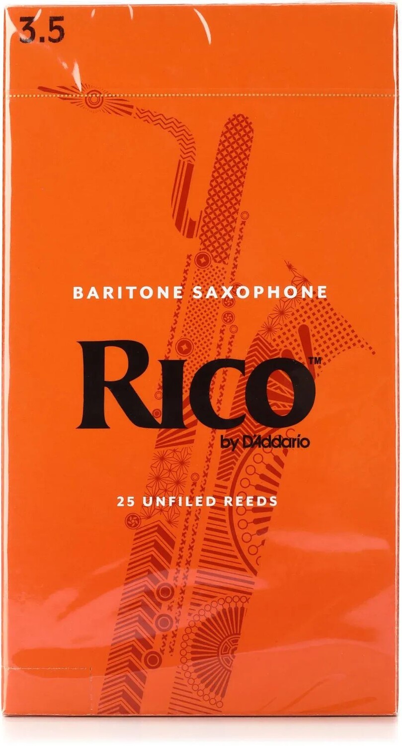 D'Addario RLA2535 — трости для баритона-саксофона Rico — 3,5 (25 шт. в упаковке)
D'Addario RLA2535 — трости для баритона-саксофона Rico — 3,5 (25 шт. в упаковке)