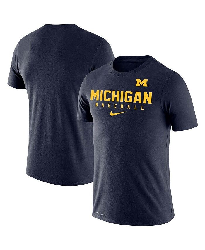 Мужская темно-синяя футболка Michigan Wolverines Baseball Legend Performance Nike, синий
Мужская темно-синяя футболка Michigan Wolverines Baseball Legend Performance Nike, синий