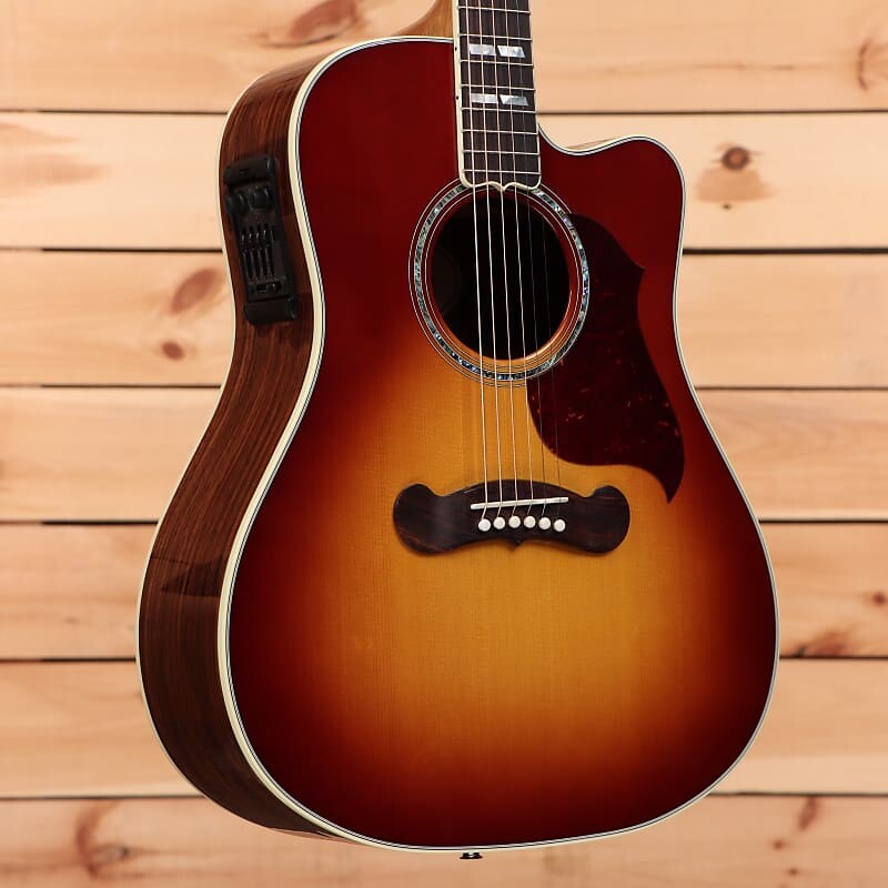 Акустическая гитара Gibson Songwriter Standard EC Rosewood - Rosewood Burst - 22723037 - PLEK'd
Акустическая гитара Gibson Songwriter Standard EC Rosewood - Rosewood Burst - 22723037 - PLEK'd