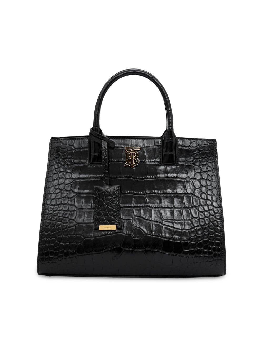 Сумка Mini Frances с тиснением под крокодила и верхней ручкой Burberry, черный
Сумка Mini Frances с тиснением под крокодила и верхней ручкой Burberry, черный