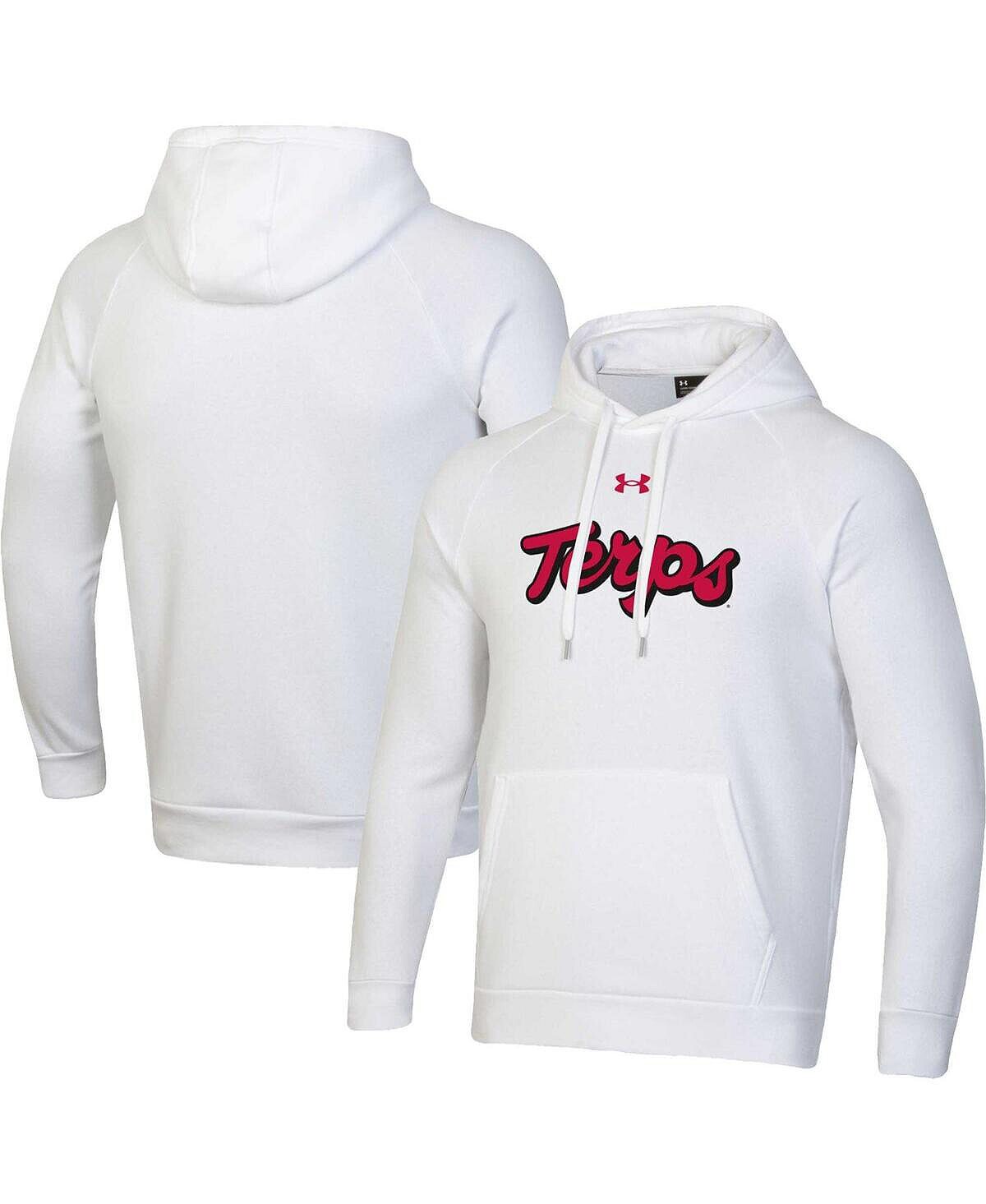 Мужской белый пуловер с капюшоном с надписью Maryland Terrapins реглан на весь день Under Armour
Мужской белый пуловер с капюшоном с надписью Maryland Terrapins реглан на весь день Under Armour