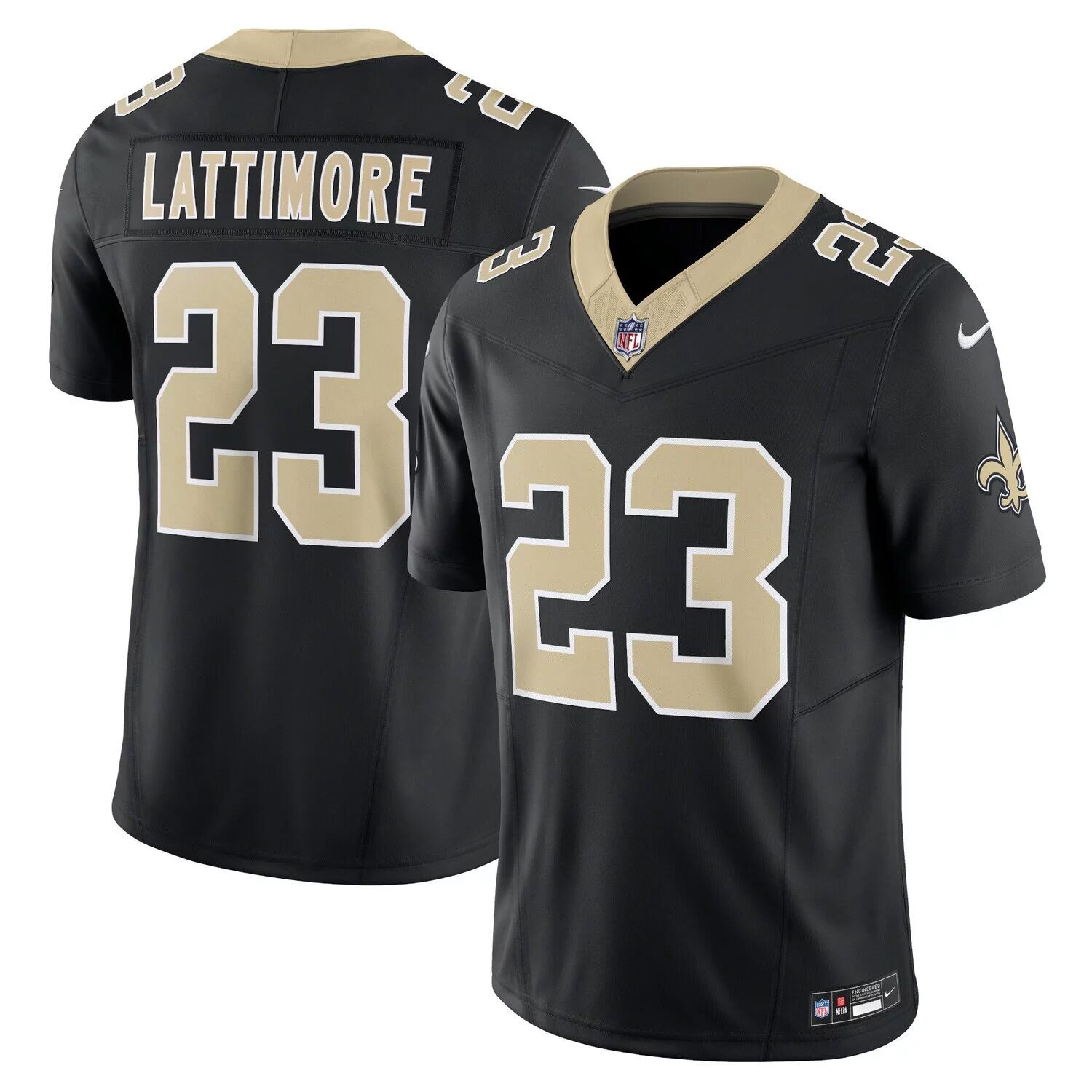 Мужское черное джерси Marshon Lattimore New Orleans Saints Vapor FUSE Limited Nike
Мужское черное джерси Marshon Lattimore New Orleans Saints Vapor FUSE Limited Nike