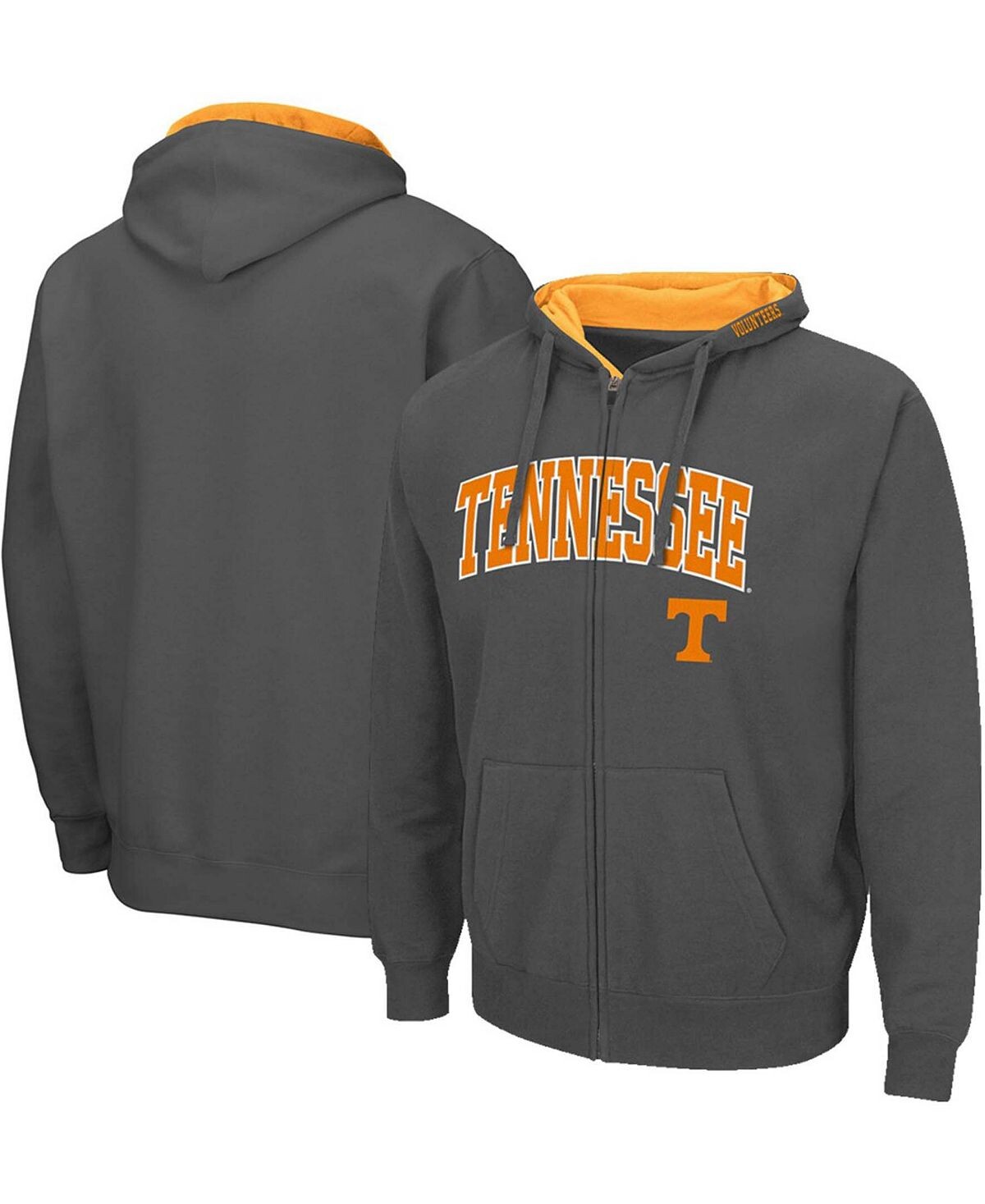 Мужская темно-серая толстовка с молнией во всю длину Tennessee Volunteers Arch Logo 3.0 Colosseum, Серый
Мужская темно-серая толстовка с молнией во всю длину Tennessee Volunteers Arch Logo 3.0 Colosseum, Серый