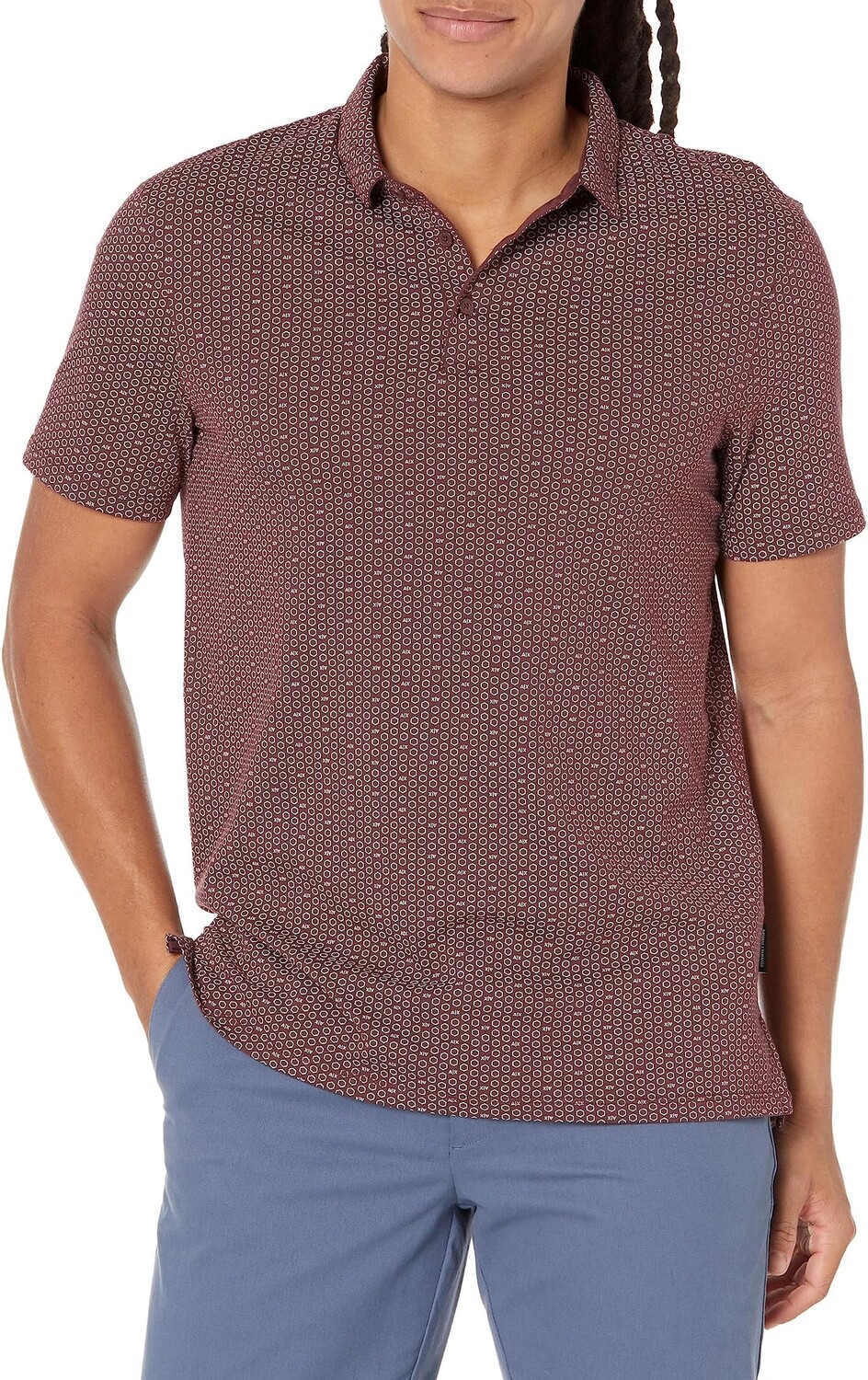 Рубашка-поло All Over Micro Print Polo Armani Exchange, цвет Vineyard Wine Micro Exagon
Рубашка-поло All Over Micro Print Polo Armani Exchange, цвет Vineyard Wine Micro Exagon