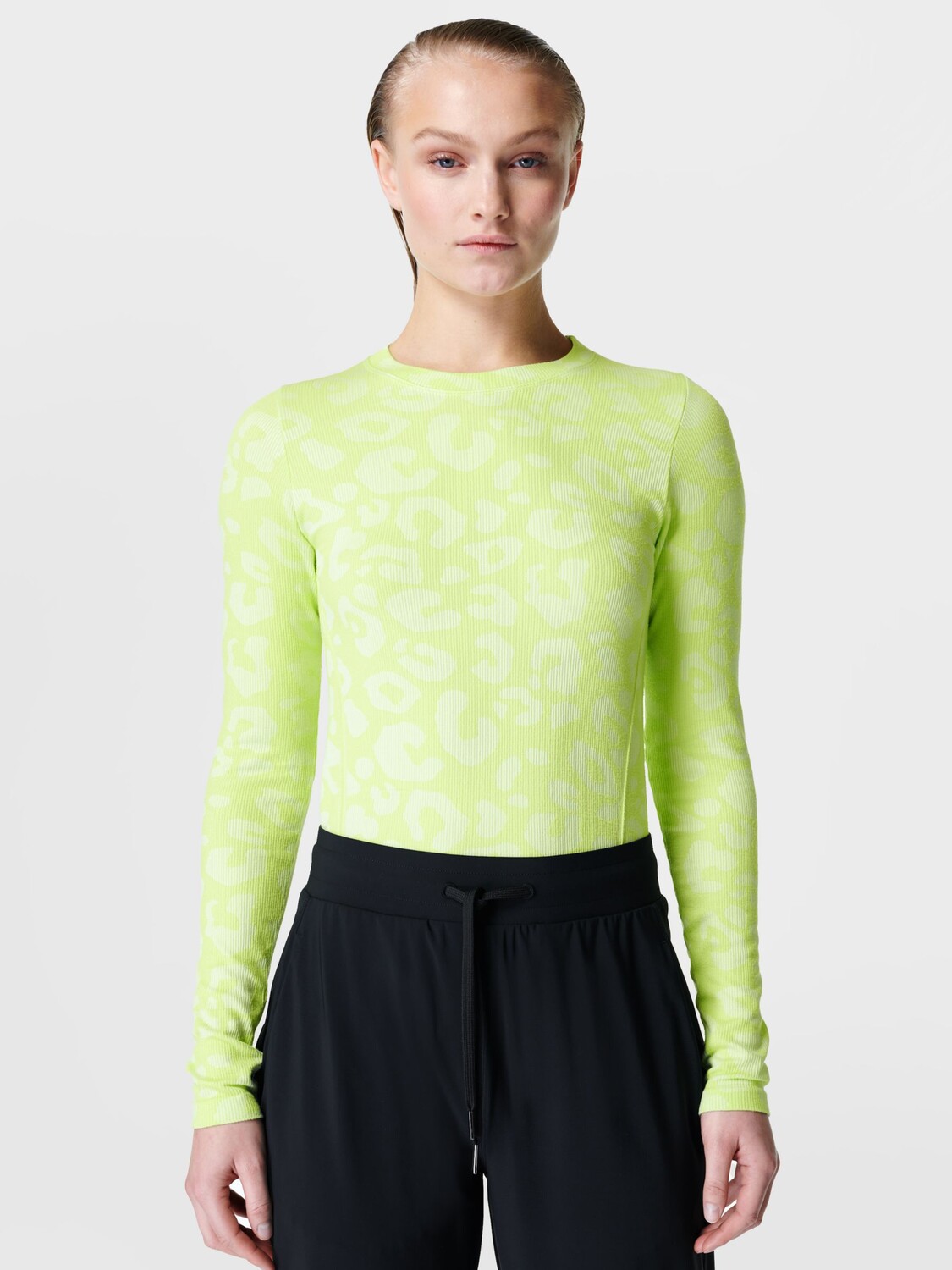 Бесшовный спортивный топ с животным принтом Sweaty Betty Glisten, цвет Зеленый помело
Бесшовный спортивный топ с животным принтом Sweaty Betty Glisten, цвет Зеленый помело
