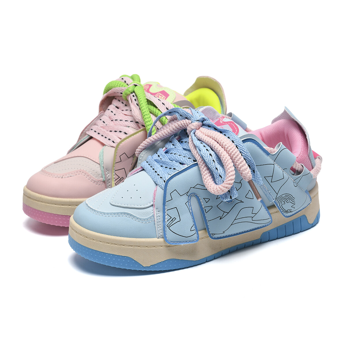 Кроссовки Anime story Skateboarding Shoes Women's Low-top Blue Pink, цвет Mandarin duck shoes
Кроссовки Anime story Skateboarding Shoes Women's Low-top Blue Pink, цвет Mandarin duck shoes