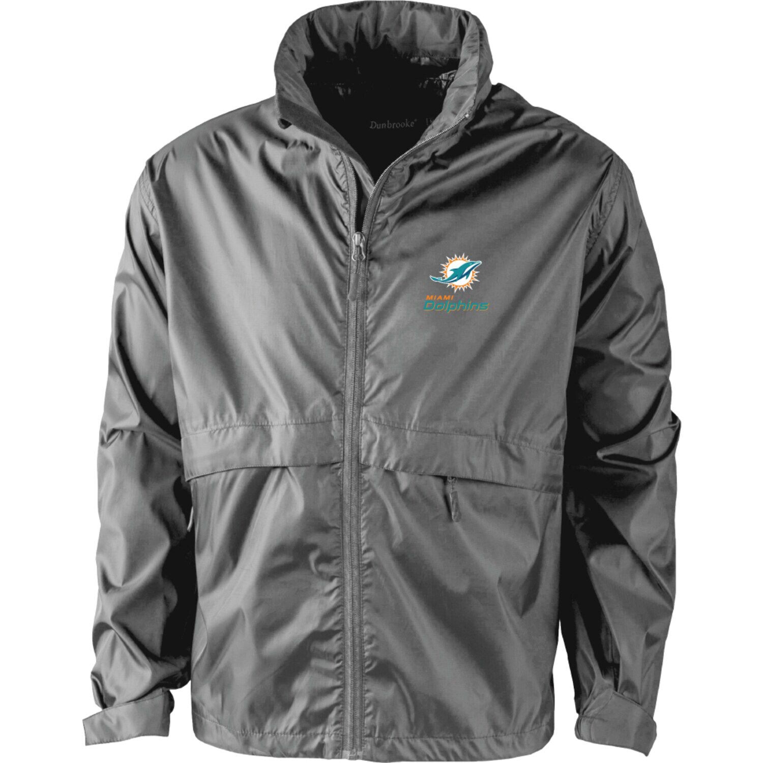 Мужская графитовая водонепроницаемая складная куртка Miami Dolphins Sportsman с молнией во всю длину
Мужская графитовая водонепроницаемая складная куртка Miami Dolphins Sportsman с молнией во всю длину