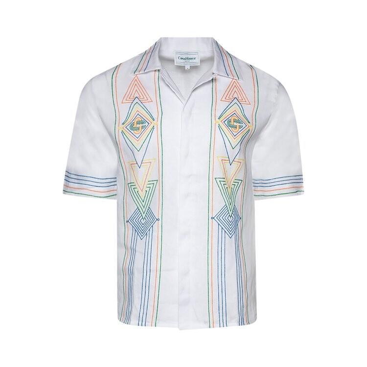 Рубашка Casablanca Chainstitch Embroidered Graphic Linen 'Le Fil De La Musique', белый
Рубашка Casablanca Chainstitch Embroidered Graphic Linen 'Le Fil De La Musique', белый
