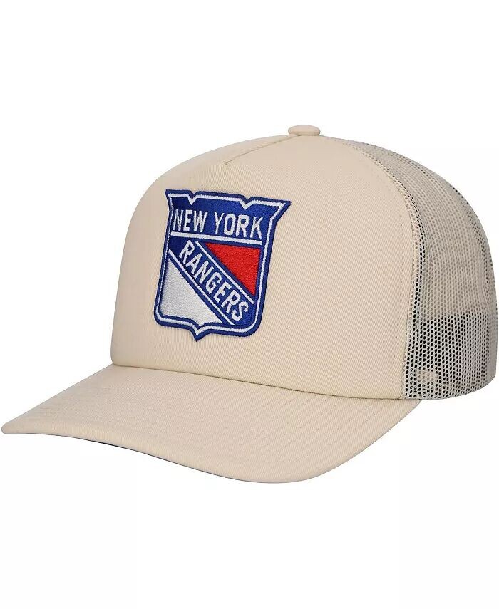Мужская кремовая регулируемая кепка New York Rangers из пеноматериала спереди Trucker Mitchell & Ness, бежевый
Мужская кремовая регулируемая кепка New York Rangers из пеноматериала спереди Trucker Mitchell & Ness, бежевый