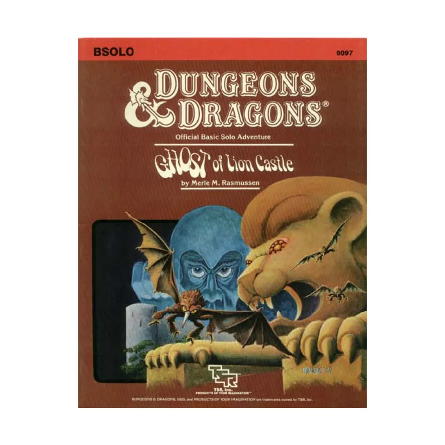 Модуль Ghost of Lion Castle, Basic Dungeons & Dragons (Original Edition) - Modules & Adventures - B Series
Модуль Ghost of Lion Castle, Basic Dungeons & Dragons (Original Edition) - Modules & Adventures - B Series