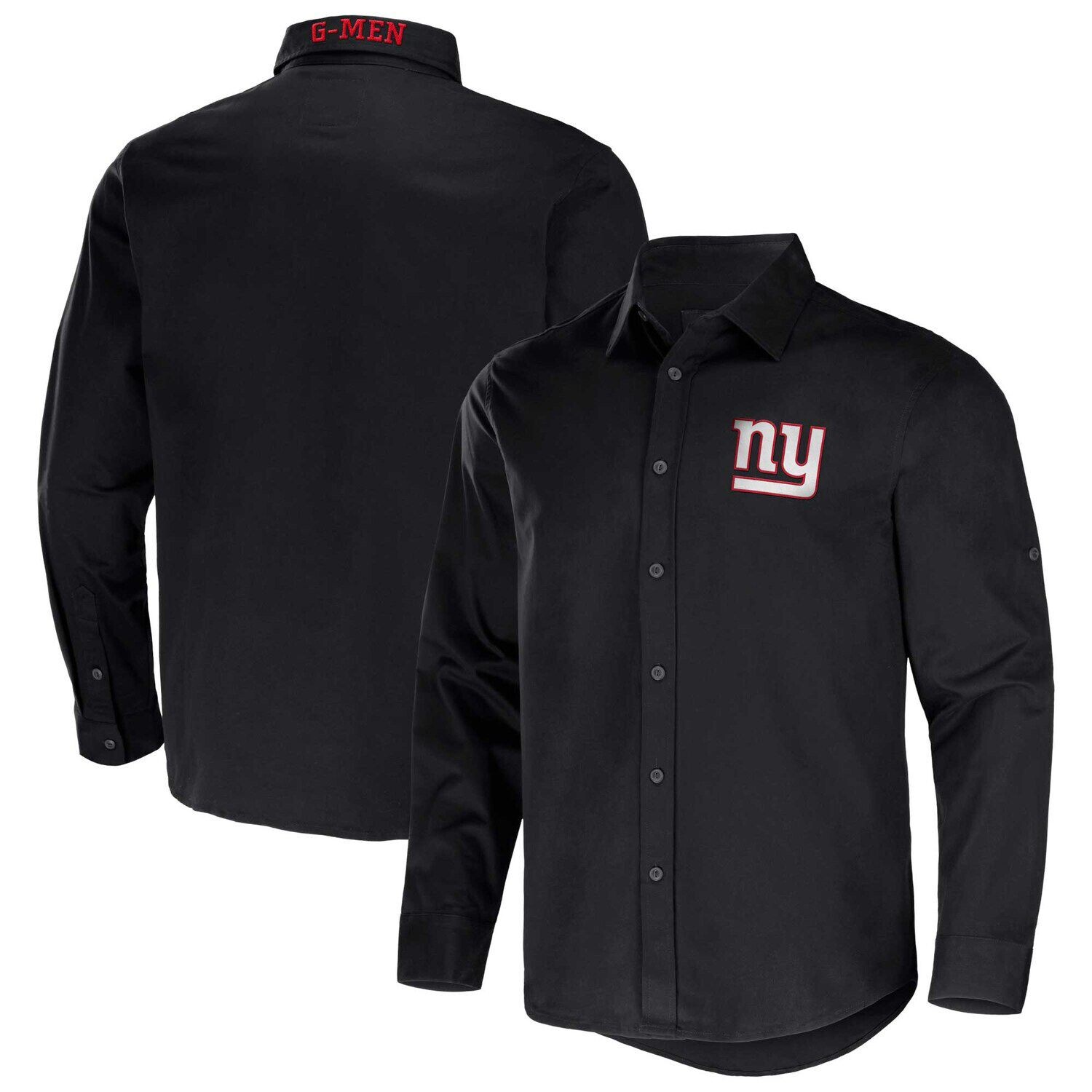 Мужская коллекция NFL x Darius Rucker от Fanatics Black New York Giants, трансформируемая саржевая рубашка на пуговицах с длинными рукавами
Мужская коллекция NFL x Darius Rucker от Fanatics Black New York Giants, трансформируемая саржевая рубашка на пуговицах с длинными рукавами