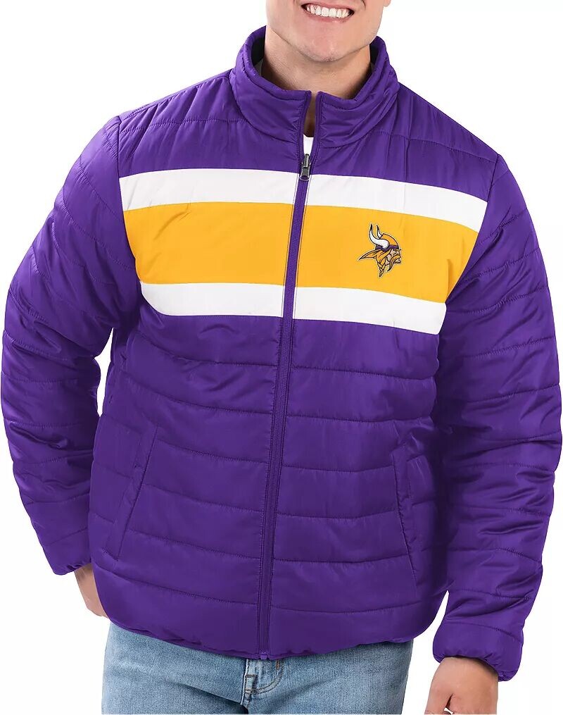 G-III Мужская двусторонняя куртка с молнией во всю длину Minnesota Vikings фиолетового цвета
G-III Мужская двусторонняя куртка с молнией во всю длину Minnesota Vikings фиолетового цвета