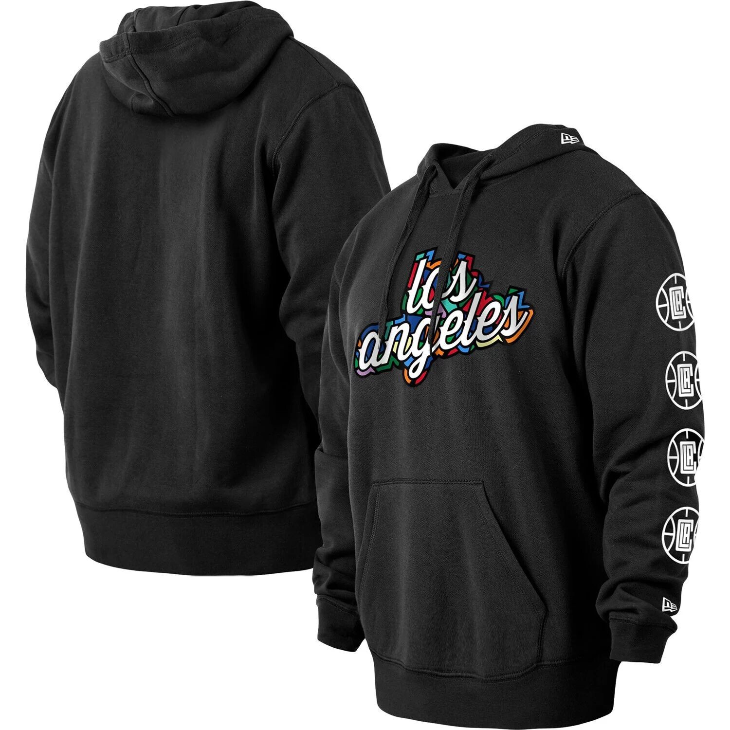 Мужской черный пуловер с капюшоном LA Clippers 2022/23 City Edition Big & Tall New Era 
Мужской черный пуловер с капюшоном LA Clippers 2022/23 City Edition Big & Tall New Era