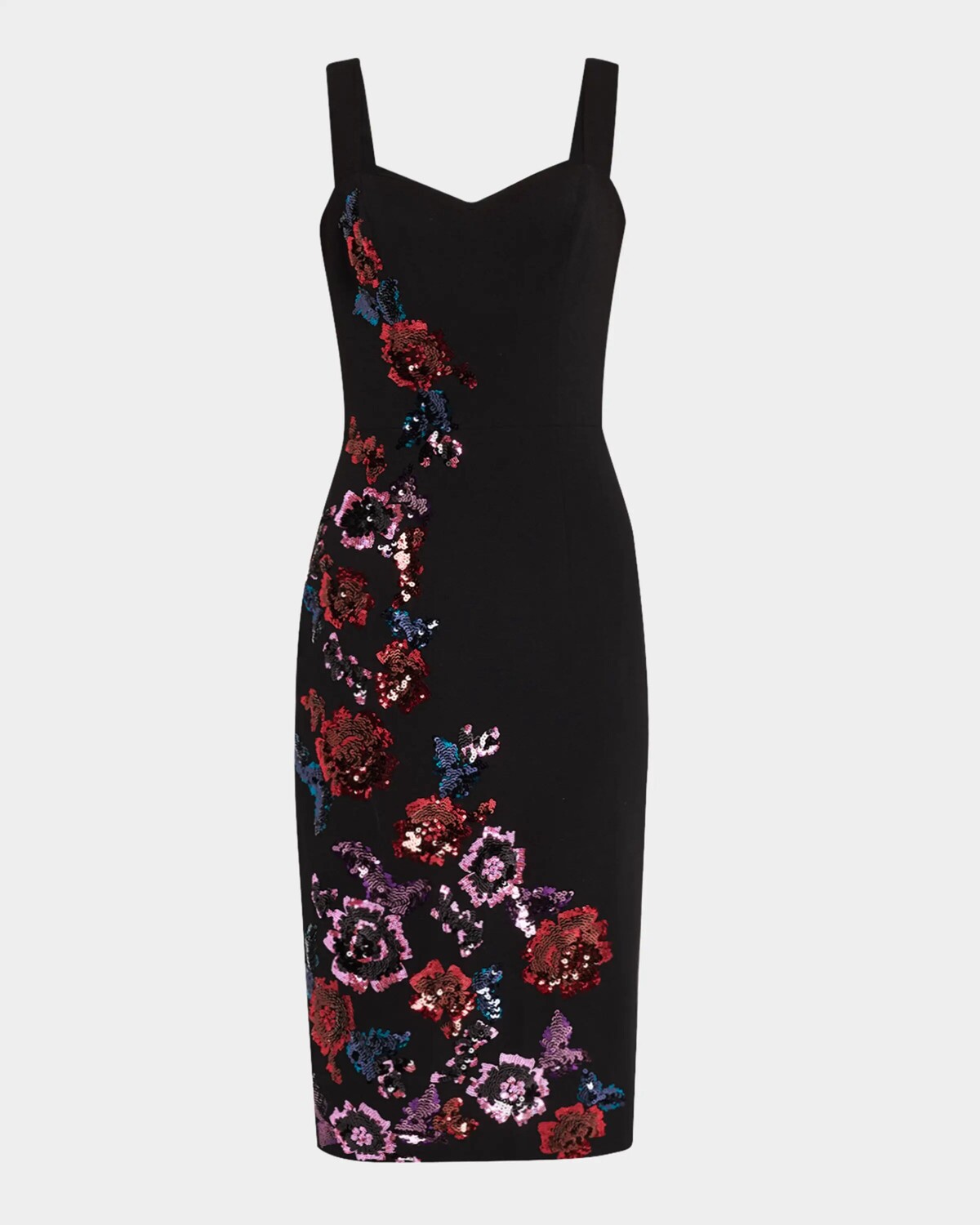 Платье миди с пайетками и цветочным сердечком Nicole Dress The Population Black Label, цвет Black Multi
Платье миди с пайетками и цветочным сердечком Nicole Dress The Population Black Label, цвет Black Multi
