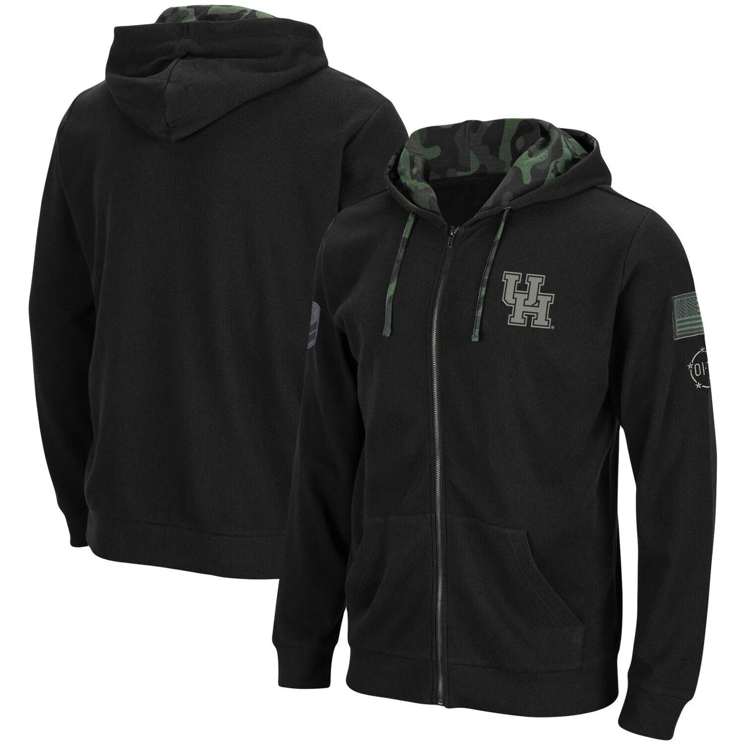Мужская черная вафельная толстовка с молнией во всю длину Houston Cougars OHT Military Appreciation Colosseum
Мужская черная вафельная толстовка с молнией во всю длину Houston Cougars OHT Military Appreciation Colosseum