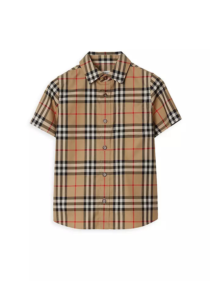 Рубашка в клетку на пуговицах Little Boy's & Boy's Owen Burberry, цвет archive beige check
Рубашка в клетку на пуговицах Little Boy's & Boy's Owen Burberry, цвет archive beige check