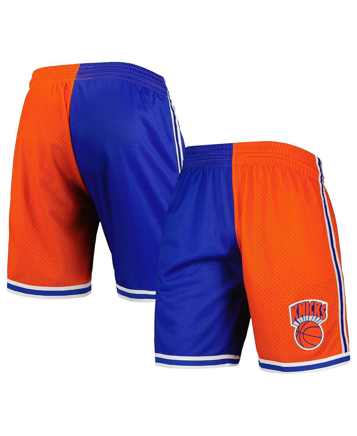 Мужские синие и оранжевые шорты New York Knicks Hardwood Classics 1991 с разрезом Swingman Mitchell & Ness
Мужские синие и оранжевые шорты New York Knicks Hardwood Classics 1991 с разрезом Swingman Mitchell & Ness