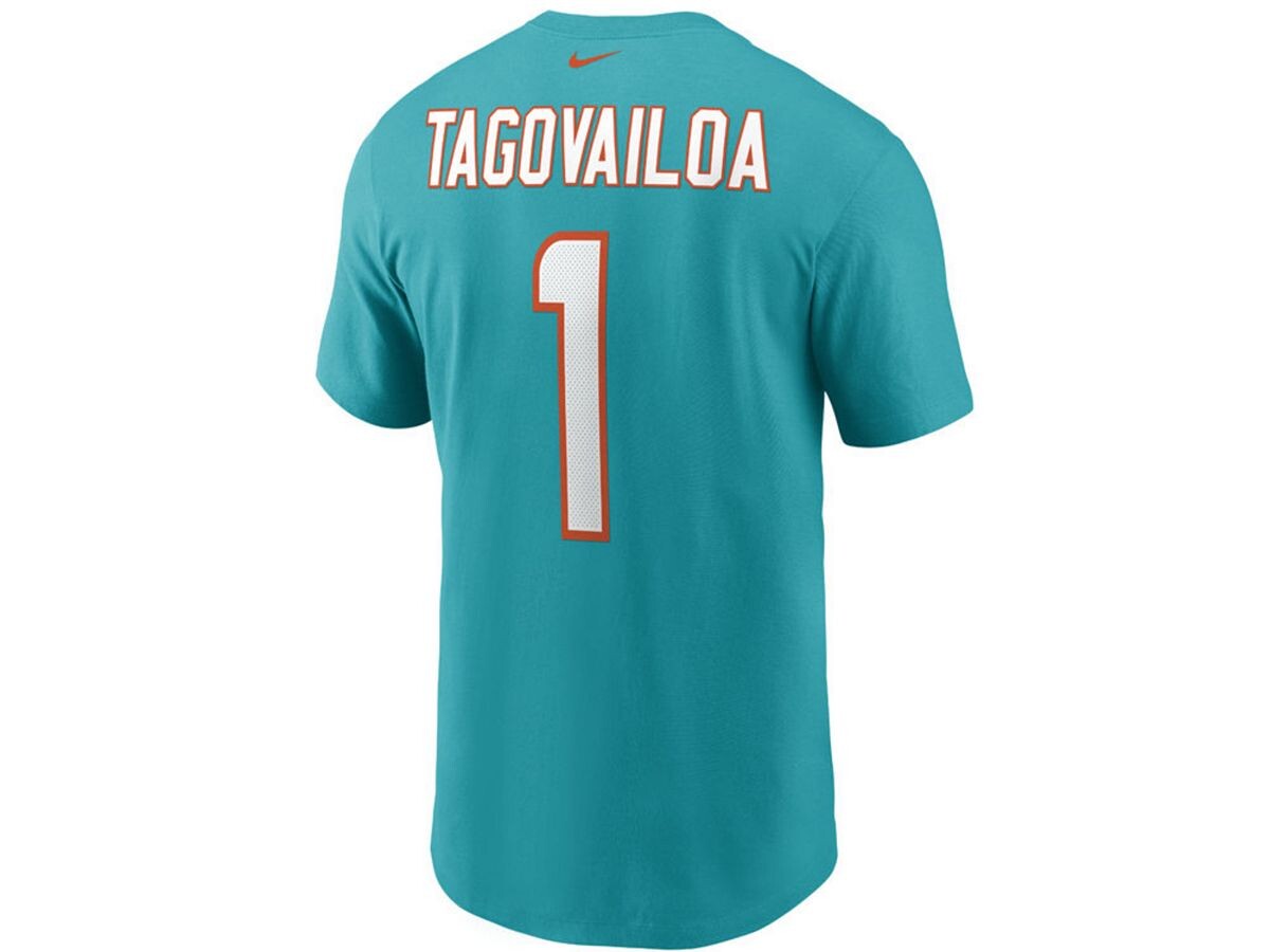 Мужская футболка с именем и номером команды Miami Dolphins Pride 3.0 Tua Tagovailoa Nike
Мужская футболка с именем и номером команды Miami Dolphins Pride 3.0 Tua Tagovailoa Nike