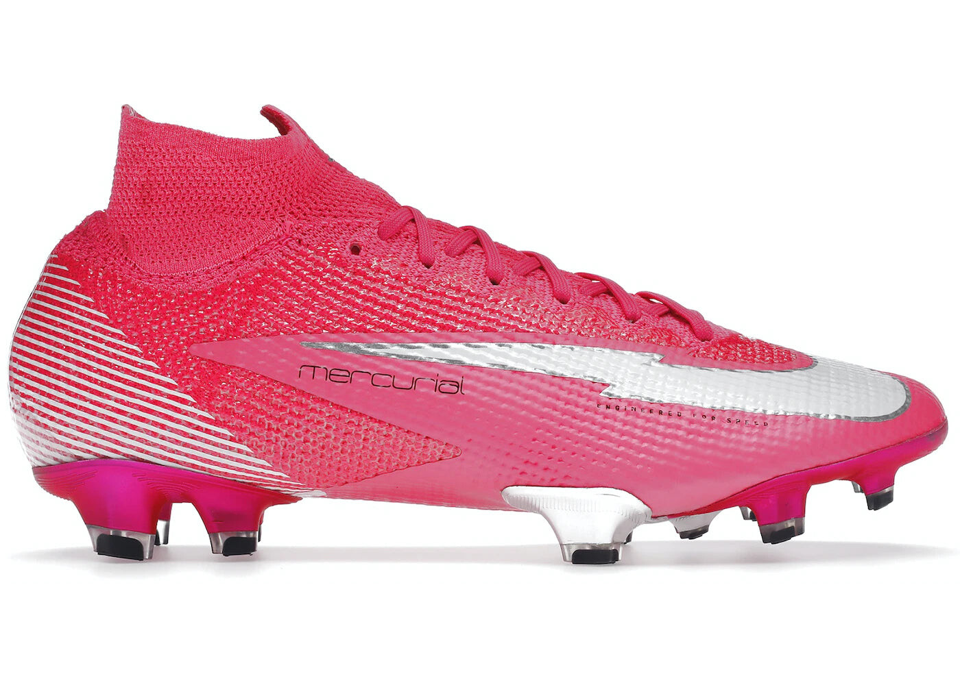 Кроссовки Nike Mercurial Superfly 7 Elite Mbappe Rose FG, ярко-розовый / черный / белый
Кроссовки Nike Mercurial Superfly 7 Elite Mbappe Rose FG, ярко-розовый / черный / белый