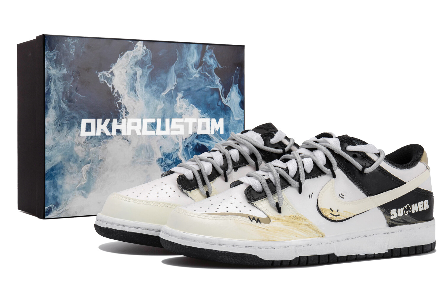 Кроссовки Nike Dunk Skateboarding Shoes Men Low-top Black/white/yellow, белый/черный
Кроссовки Nike Dunk Skateboarding Shoes Men Low-top Black/white/yellow, белый/черный