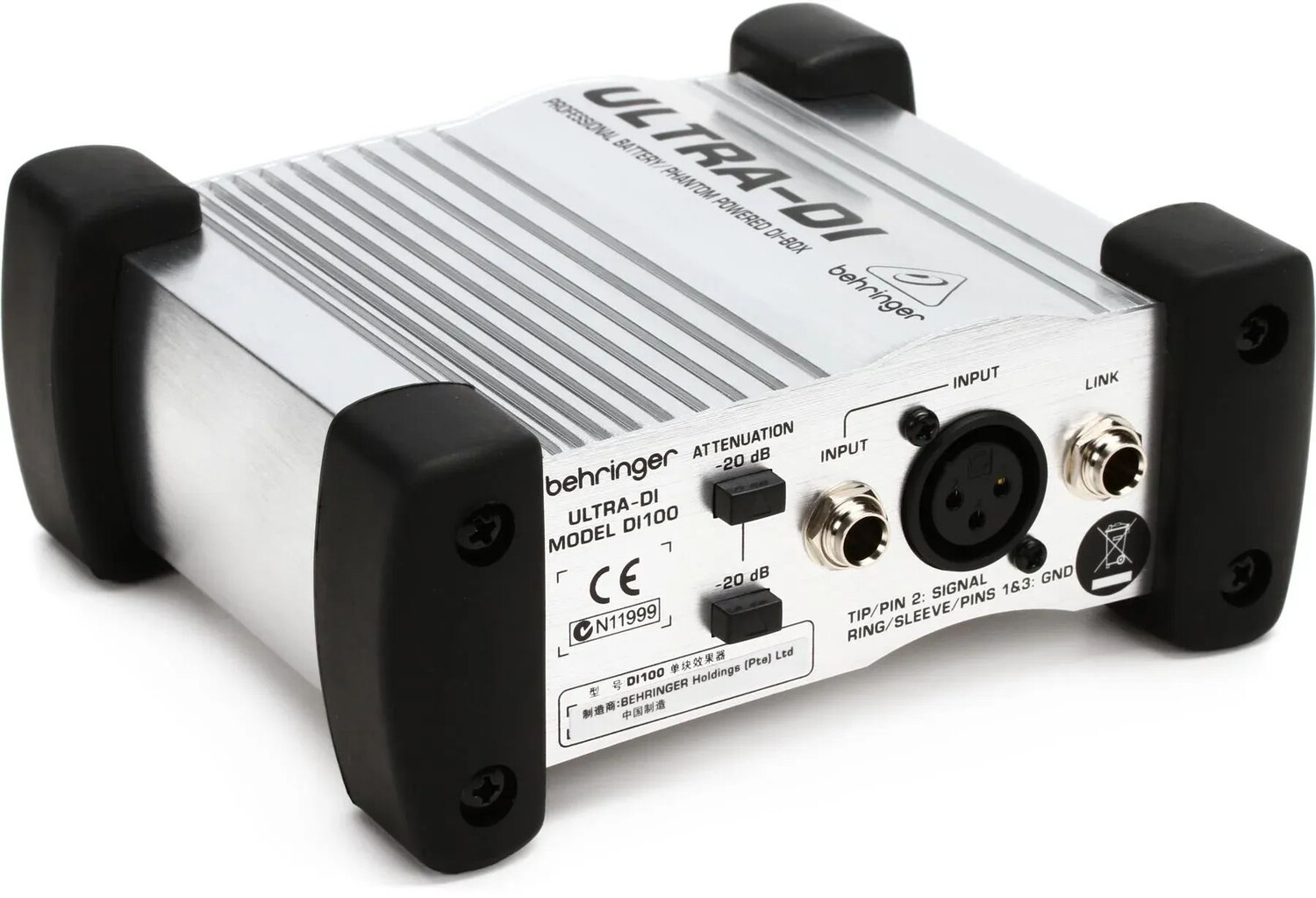 Behringer Ultra-DI DI100 1-канальный активный микрофон/инструментальный директ-бокс
Behringer Ultra-DI DI100 1-канальный активный микрофон/инструментальный директ-бокс