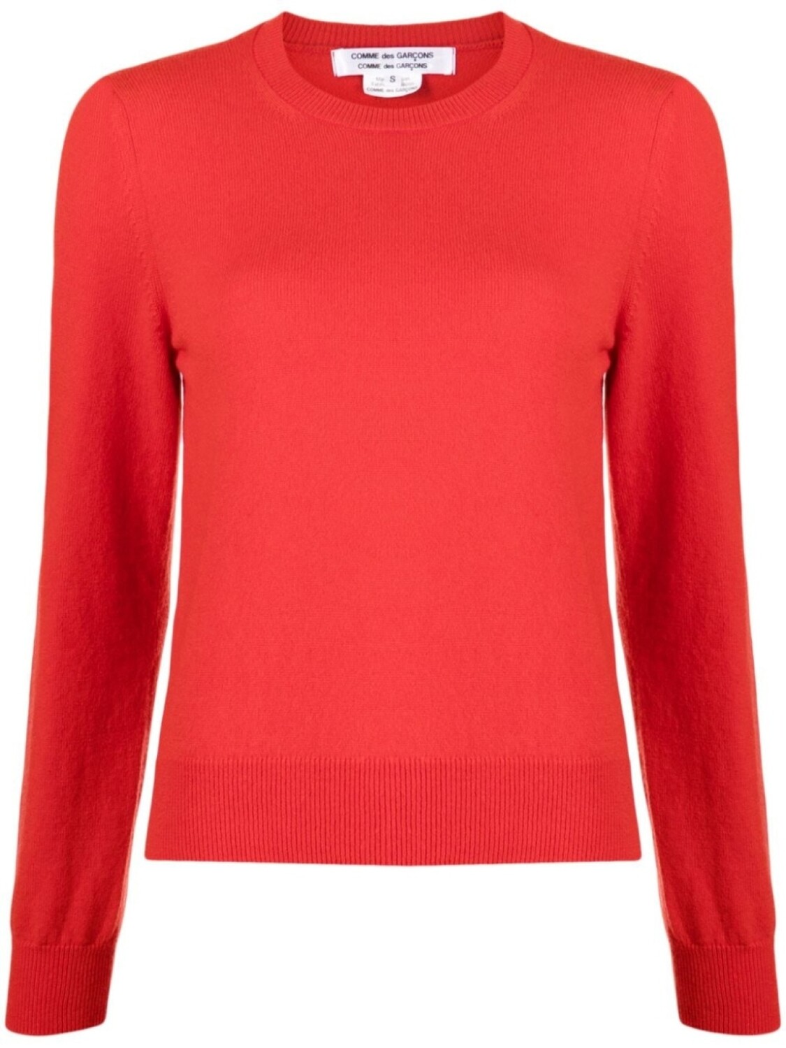 Comme Des Garçons Comme Des Garçons кашемировый джемпер с круглым вырезом, красный
Comme Des Garçons Comme Des Garçons кашемировый джемпер с круглым вырезом, красный