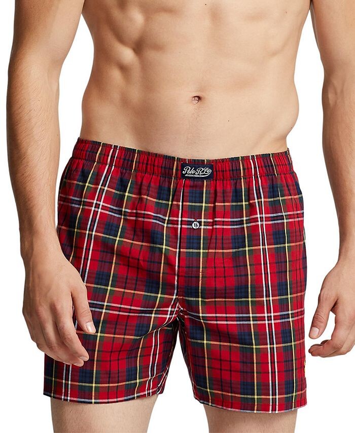 Мужские боксеры, окрашенные в хлопчатобумажной пряже Polo Ralph Lauren, цвет Stone Ridge Plaid With Basic Gold Pp
Мужские боксеры, окрашенные в хлопчатобумажной пряже Polo Ralph Lauren, цвет Stone Ridge Plaid With Basic Gold Pp