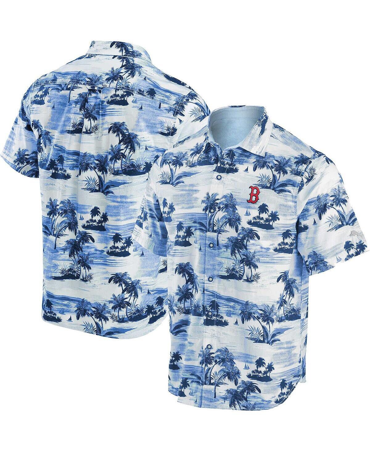 Мужская темно-синяя рубашка на пуговицах Boston Red Sox Tropical Horizons Tommy Bahama
Мужская темно-синяя рубашка на пуговицах Boston Red Sox Tropical Horizons Tommy Bahama