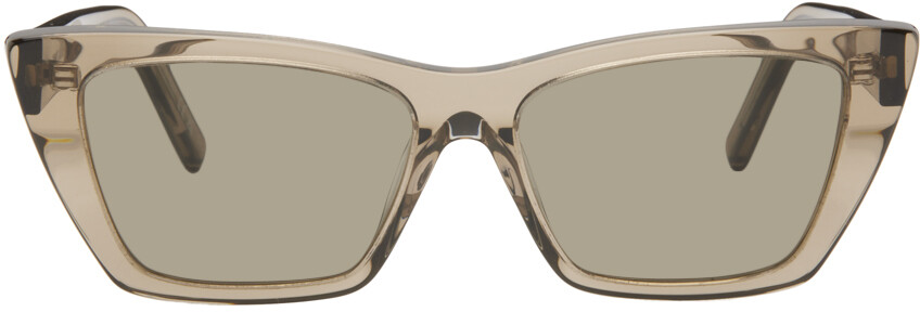 Коричневые солнцезащитные очки из слюды SL 276 Saint Laurent, цвет Brown/Brown/Grey
Коричневые солнцезащитные очки из слюды SL 276 Saint Laurent, цвет Brown/Brown/Grey