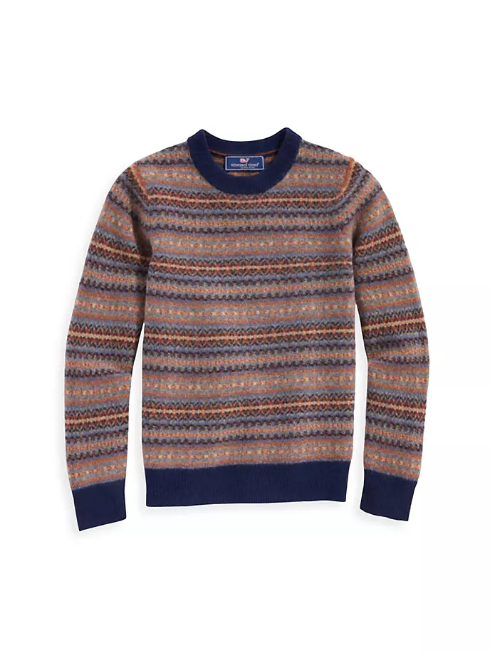 Свитер с круглым вырезом Little Boy's & Boy's Fair Isle Vineyard Vines, цвет nautical navy
Свитер с круглым вырезом Little Boy's & Boy's Fair Isle Vineyard Vines, цвет nautical navy