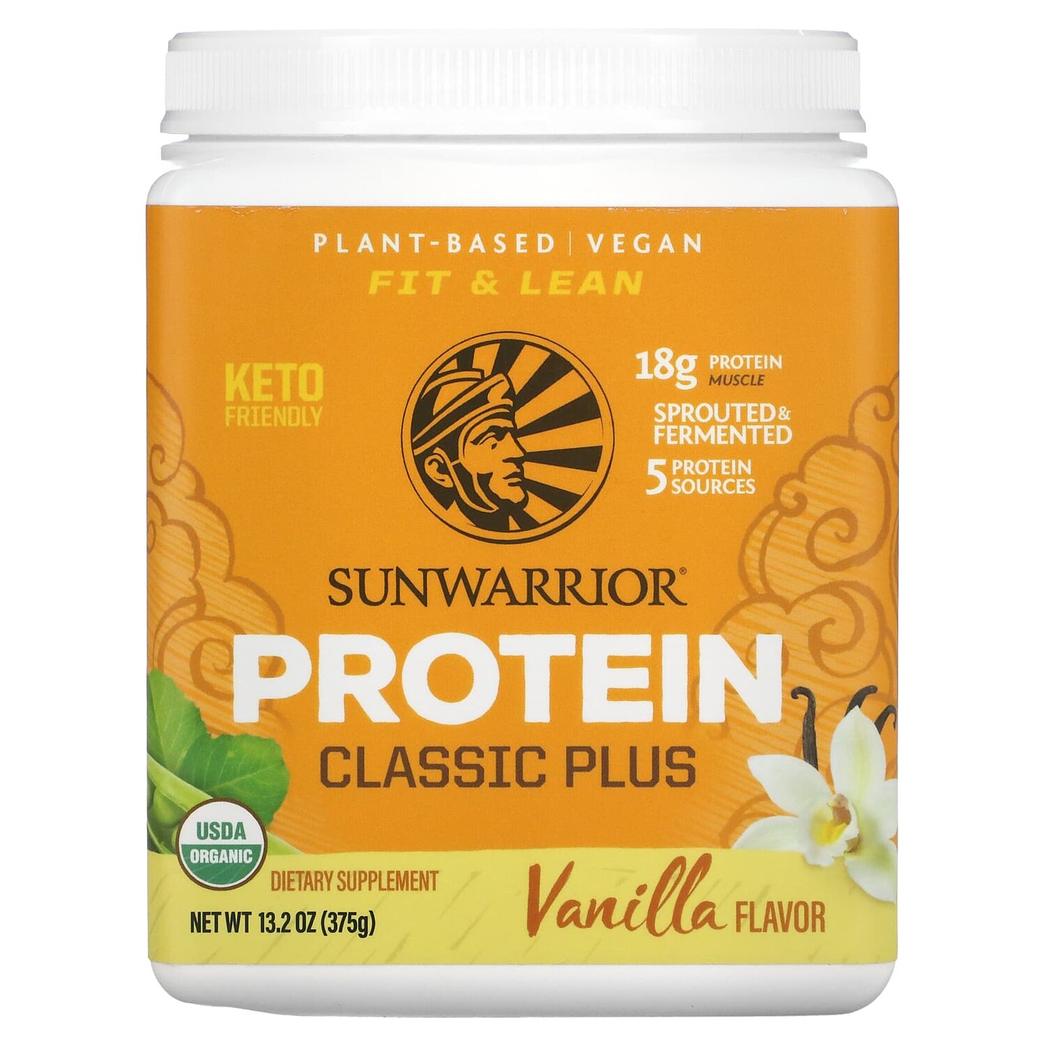 Protein Classic Plus, протеин на растительной основе, ванильный вкус, 375 г (13,2 унций), Sunwarrior
Protein Classic Plus, протеин на растительной основе, ванильный вкус, 375 г (13,2 унций), Sunwarrior