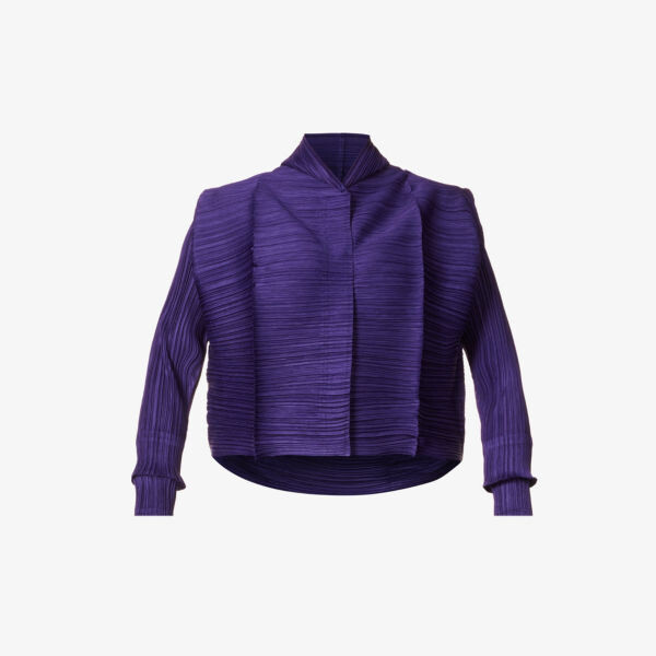 Трикотажный топ со складками Bounce Pleats Please Issey Miyake, фиолетовый
Трикотажный топ со складками Bounce Pleats Please Issey Miyake, фиолетовый