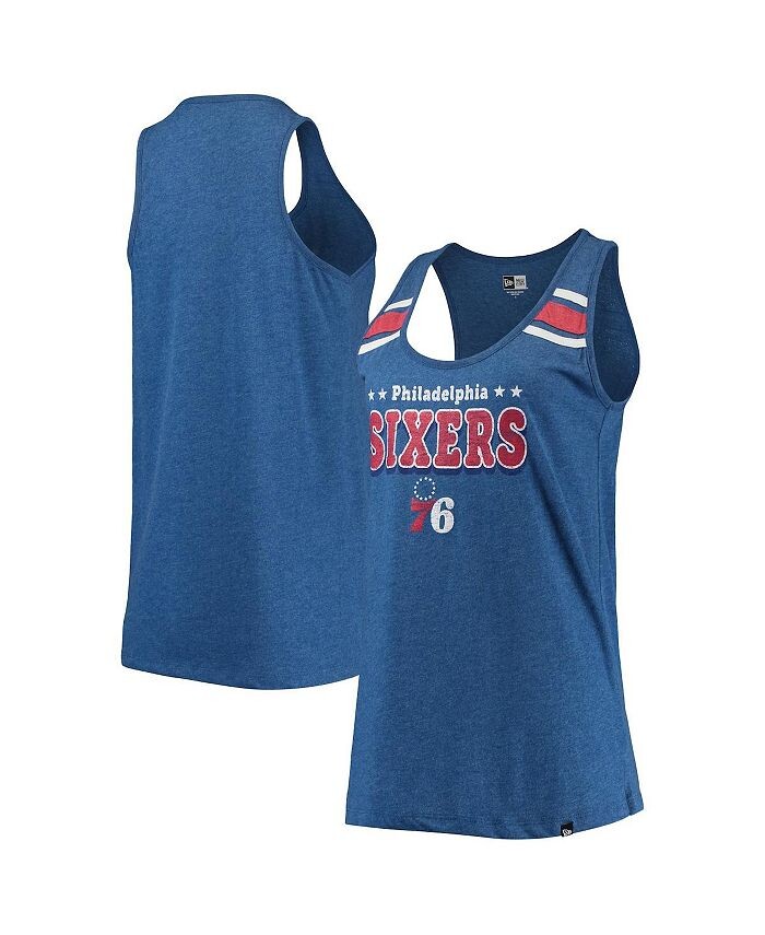 Женская топ с овальным вырезом-борцовкой Royal Philadelphia 76ers с мелованным рисунком New Era, синий
Женская топ с овальным вырезом-борцовкой Royal Philadelphia 76ers с мелованным рисунком New Era, синий